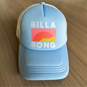 Billabong Light Blue Trucker Hat Unisex